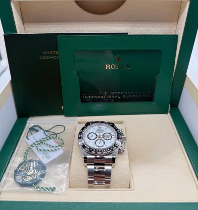 Rolex New 2025 Unworn Complete Set 126500ln Panda 40mm