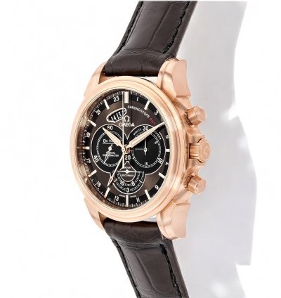 Omega De Ville Co-axial Chronoscope Co-axial Gmt Chronograph Rose Gold Automatic