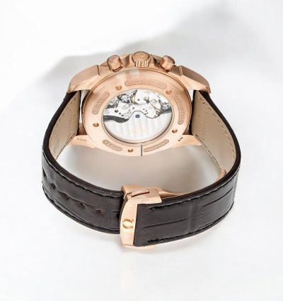 Omega De Ville Co-axial Chronoscope Co-axial Gmt Chronograph Rose Gold Automatic