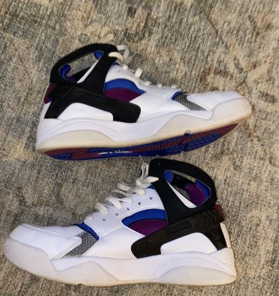 Air Flight Huarache Prm Qs White Lyon Blue