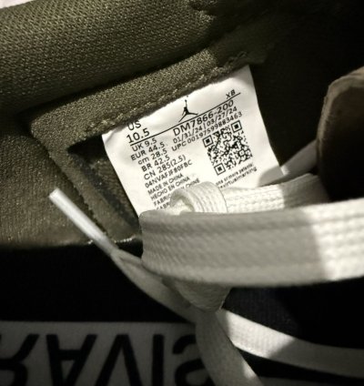 Travis Jordan 1 Low Reverse Olive