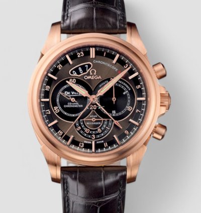 Omega De Ville Co-axial Chronoscope Gmt Mens Watch