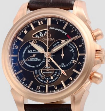 Omega De Ville Co-axial Chronoscope Gmt Mens Watch