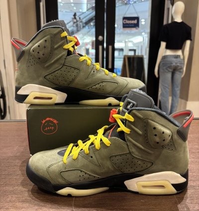Travis Scoot Jordan 6 High Green