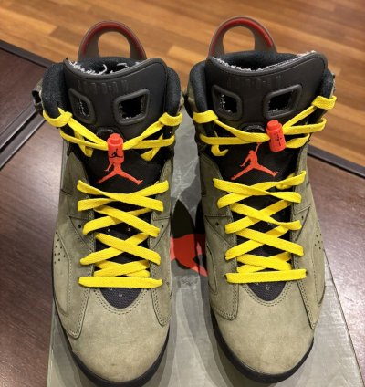 Travis Scoot Jordan 6 High Green