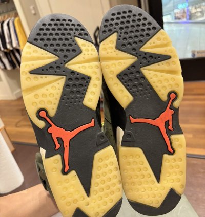 Travis Scoot Jordan 6 High Green