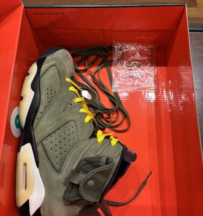 Travis Scoot Jordan 6 High Green