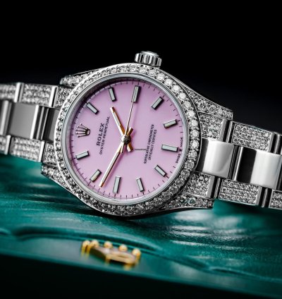 Rolex Oyster Perpetual 31 Iced Candy Pink