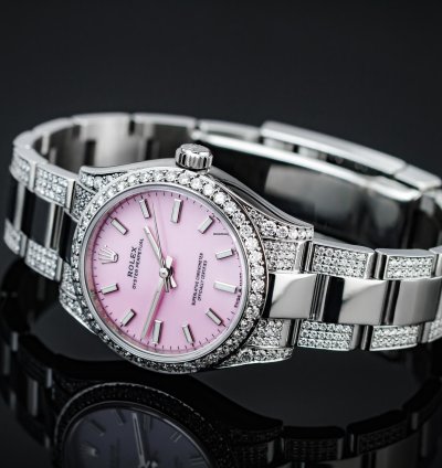 Rolex Oyster Perpetual 31 Iced Candy Pink