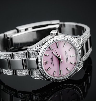 Rolex Oyster Perpetual 31 Iced Candy Pink