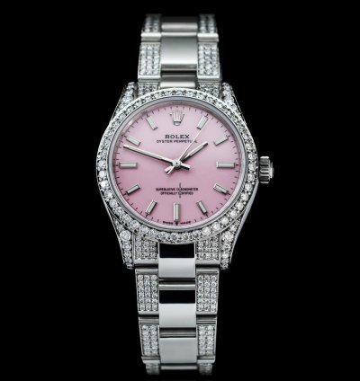 Rolex Oyster Perpetual 31 Iced Candy Pink
