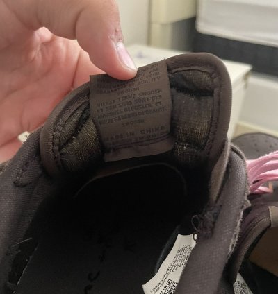 Travis Scotr Jordan 1 Low Velvet Brown 9 5 Used