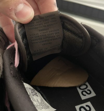Travis Scotr Jordan 1 Low Velvet Brown 9 5 Used
