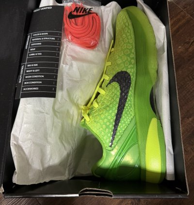 Nike Kobe Vi Protro - Grinch