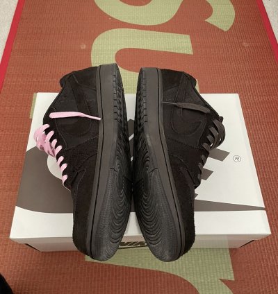 Travis Scotr Jordan 1 Low Velvet Brown 9 5 Used