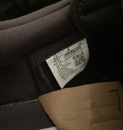 Travis Scotr Jordan 1 Low Velvet Brown 9 5 Used
