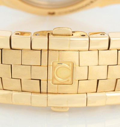 Omega De Ville Co-axial Men Yellow Gold Co-axial Chronograph Men Watch 4141 30 00