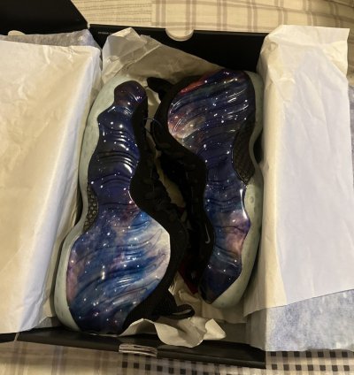 Air Foamposite One Galaxy 2025 ds In Hand