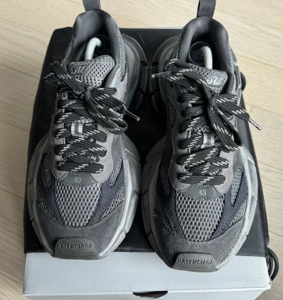 Balenciaga 3xl Black Suede Mesh