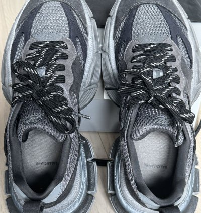 Balenciaga 3xl Black Suede Mesh