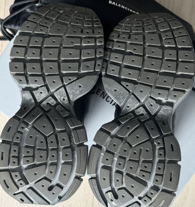 Balenciaga 3xl Black Suede Mesh