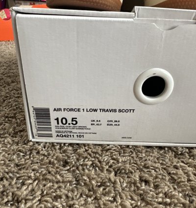 Travis Scott Air Force 1 Sail