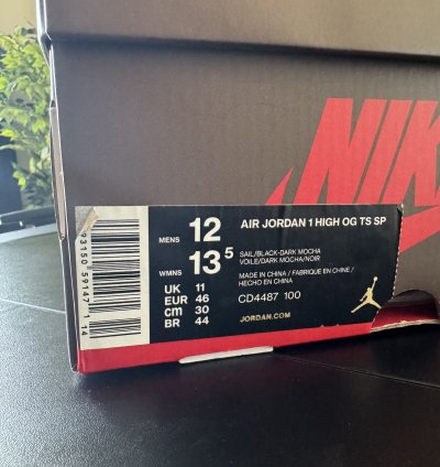 Travis Scott Air Jordan 1 High Og Mocha