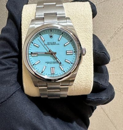 Rolex Oyster Perpetual 41 124300 Oyster Perpetual 41 - Turquoise Dial