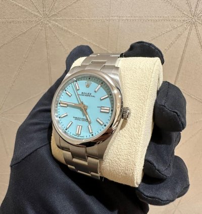 Rolex Oyster Perpetual 41 124300 Oyster Perpetual 41 - Turquoise Dial