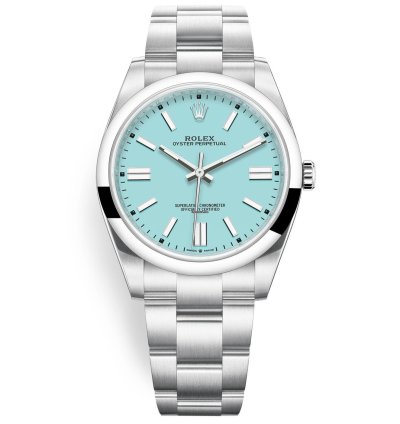 Rolex Oyster Perpetual 41 124300 Tiffany Blue Discontinued - Unworn 2021