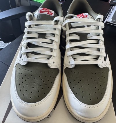 Travis Scott Air Jordan 1 Low Og Medium Olive