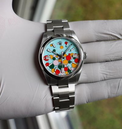 Rolex Oyster Perpetual 41 2024 124300 Celebration Turquoise Blue Steel 41 Mm