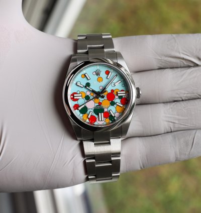 Rolex Oyster Perpetual 41 2024 124300 Celebration Turquoise Blue Steel 41 Mm