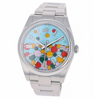 Rolex Oyster Perpetual 41 2024 124300 Celebration Turquoise Blue Steel 41 Mm