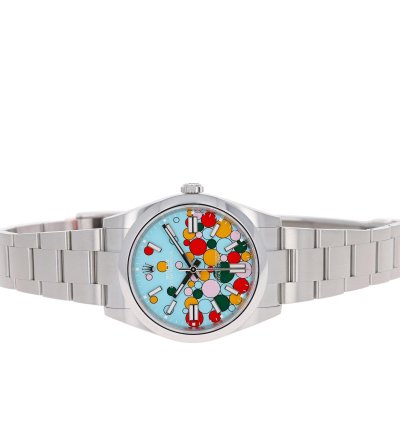 Rolex Oyster Perpetual 41 2024 124300 Celebration Turquoise Blue Steel 41 Mm