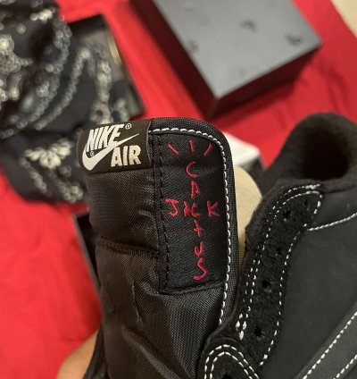 Travis Scott Air Jordan 1 Low Og Sp Black Phantom