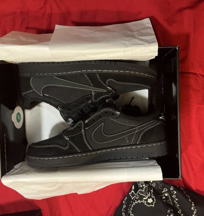 Travis Scott Air Jordan 1 Low Og Sp Black Phantom