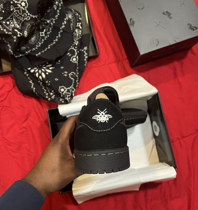 Travis Scott Air Jordan 1 Low Og Sp Black Phantom