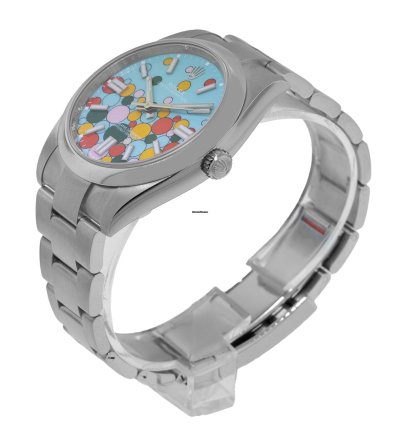 Rolex Oyster Perpetual 41 41mm Stainless Steel Celebration Index Dial Smooth Bezel 124300