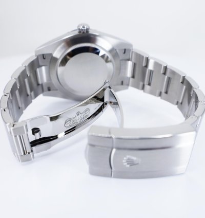 Rolex Oyster Perpetual 41 41mm Stainless Steel Turquoise Tiffany Dial 124300