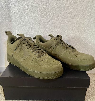 Air Force 1 07 Cnvs Medium Olive Medium Olive