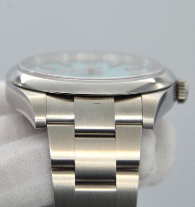 Rolex Oyster Perpetual 41 41mm Tiffany Turquoise Blue Index Dial