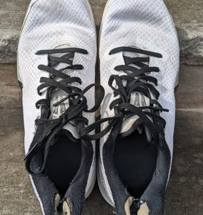 Nike Mamba Focus Men Size 8 5 White Black Shoes At1214-100