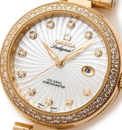 Omega De Ville Ladymatic 18k Yellow Gold 425 65 34 20 002 - Com003382
