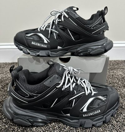 Balenciaga Black Track Sneakers