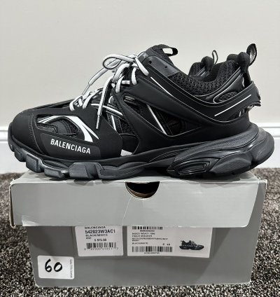 Balenciaga Black Track Sneakers