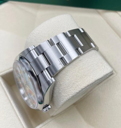 Rolex Oyster Perpetual 41 New Oyster Perpetual 41mm 124300 Turquoise Celebration Dial Oyster Bracelet