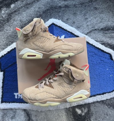 Travis Scott Air Jordan 6 British Khaki