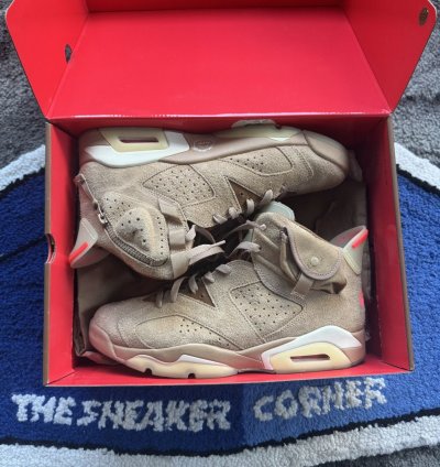 Travis Scott Air Jordan 6 British Khaki