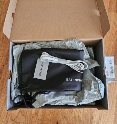Balenciaga Cargo Sneakers Size 41 Grey White Blue